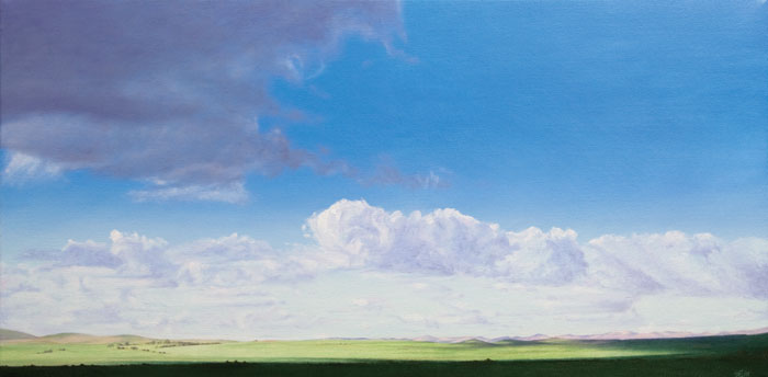 painting, Spalding hills 2008 oil on canvas